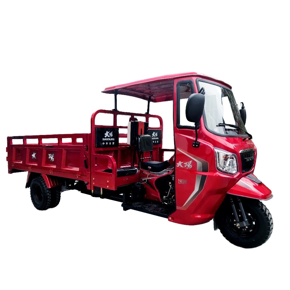 DAYANG OEM Comfortable driving 200cc cargo motorcycle tricycle Cargo Motor Tricycle with Cabin