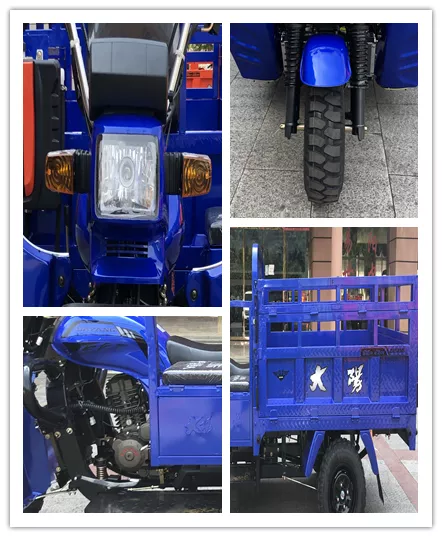 Well Sell 175cc Heavy Loading Motorized Cargo Tricycles Three Wheel Motorcycle Changan Drum Axle Blue Yinxiang Ccc Origin Type