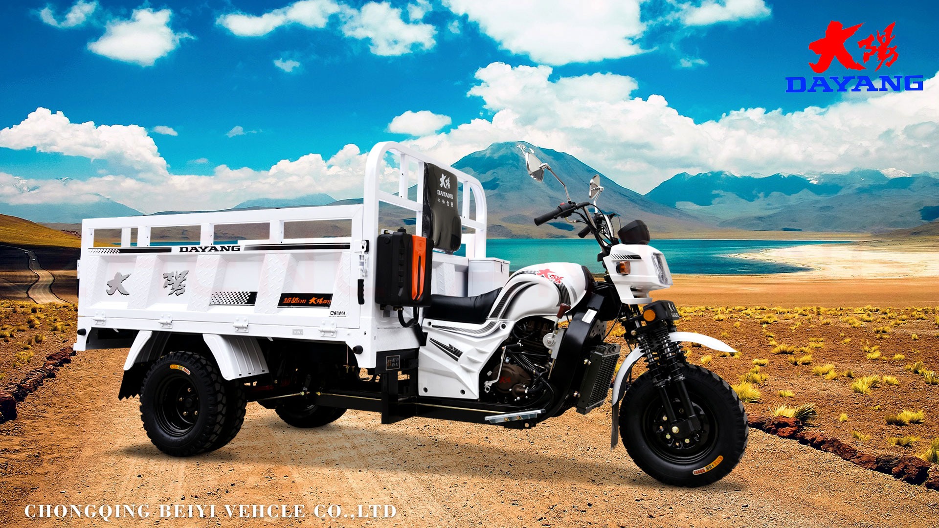 Hot Selling Heavy Loading Tricycle Cargo Motorized 151 - 200cc 200cc/250cc/300cc Three Wheel Motorcycle 501 - 800w Customized