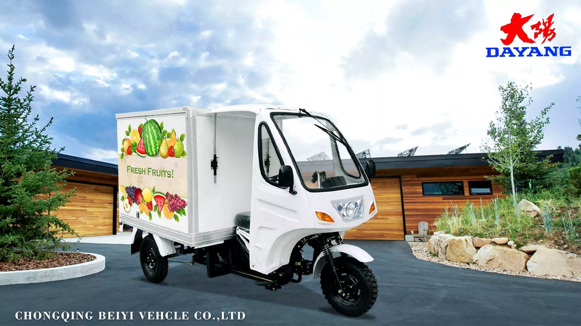 200cc High Quality Engine Single Cylinder Air-cooled Dongba Semi-floating Changan 220-strand Rear Axle White Body Ccc Origin