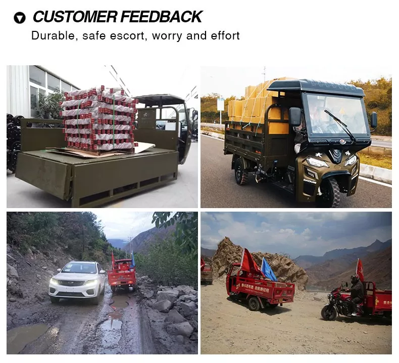 China Motorized Lift Cargo Tricycle Egypt For Sale 3 Wheels Motor Truck Cargo Use Zongshen 250cc Engine Tricycle