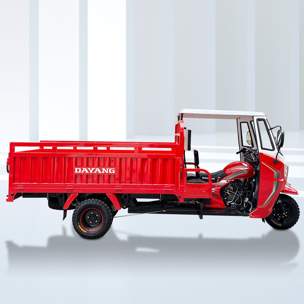 Dayang Top Selling 2022 Motorized Tricycles Cabinas La Tunisie Fret Semi Cabin Cargo Tricycle Motocarro