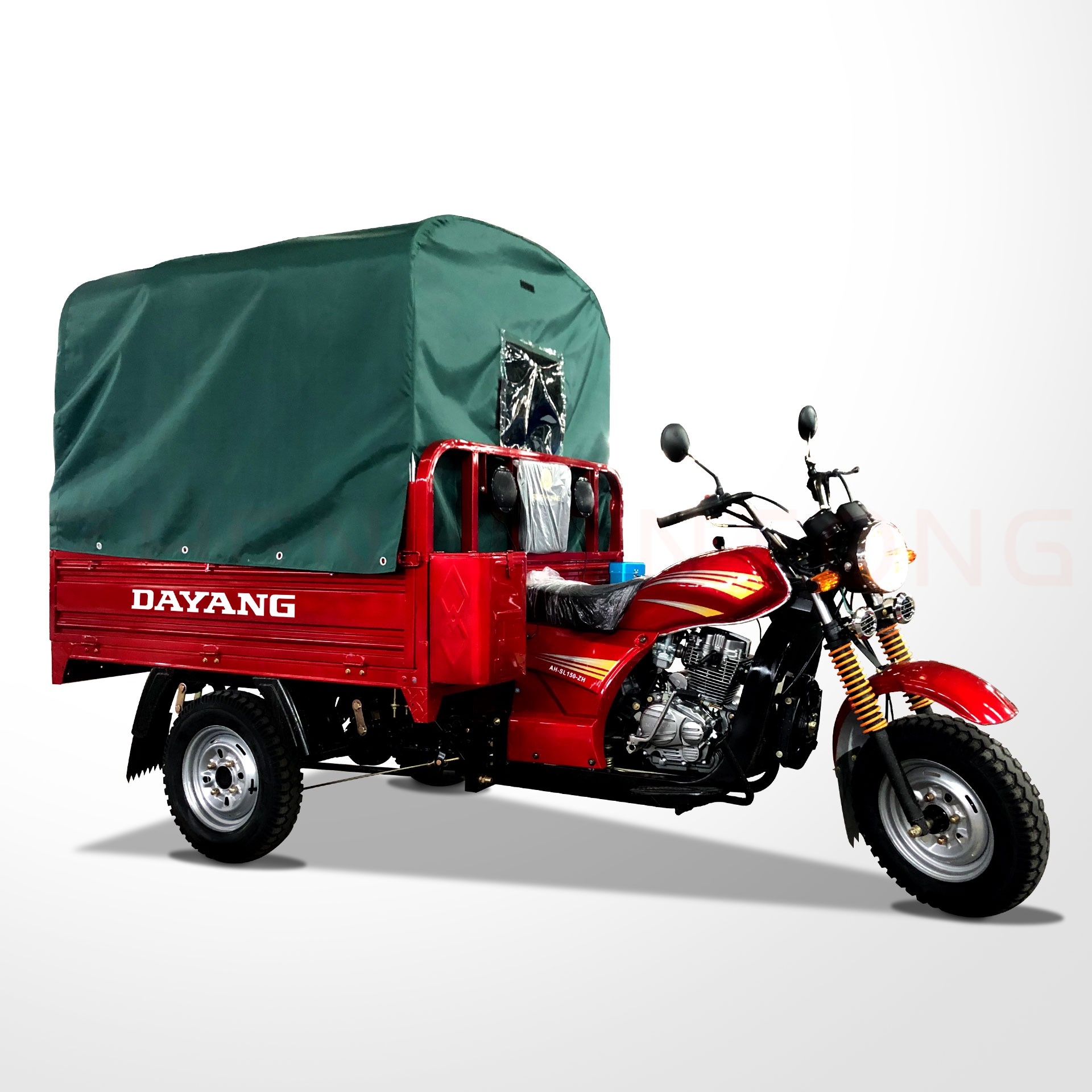 China Power-assisted Transport Van Cargo Heavy Loading 150cc Canopy Royal Motorized Tricycle