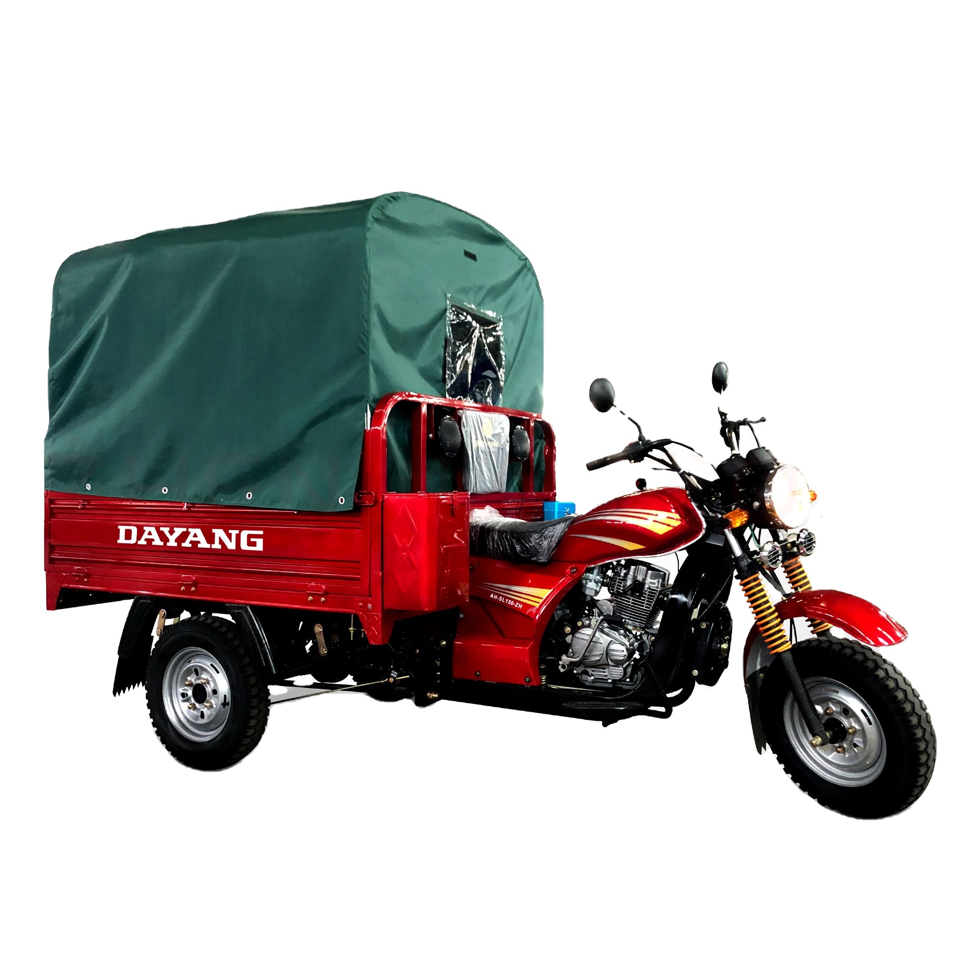 Manufacturer Hot Sale Cheap Motorized Adults Valve Loncin 150cc 200cc Petrol Engine Cargo Cold Box Bike Tricycle