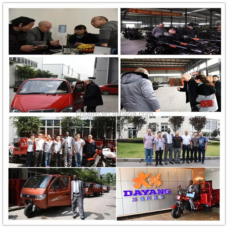 4 People Closed Ambulance Motorized Tricycle in Africa 201 - 250cc 11L Gasoline Passenger Drum Brake 2.8l/100km Electric/kick