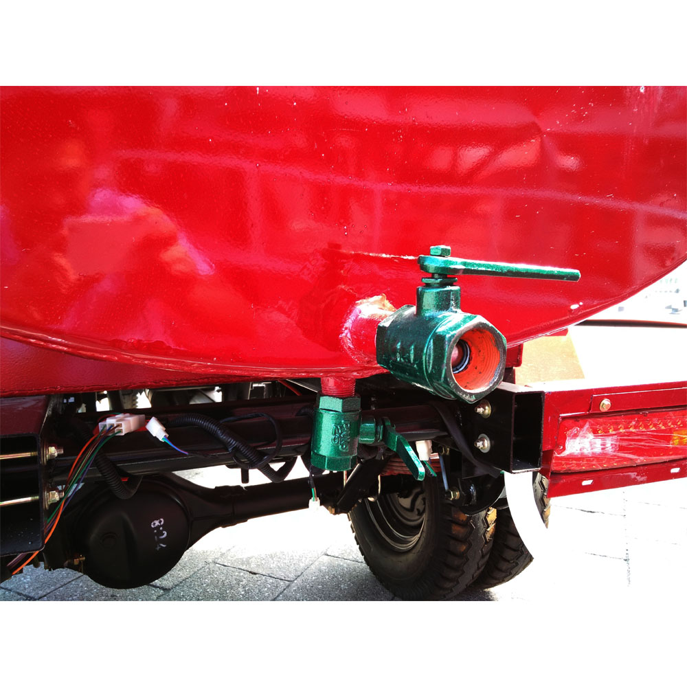 Watering Tank Tricycle Factory Supply Iron Material Pertol Durable Five Wheeler Gas 4-stroke Engine 150CC 200cc 250cc Cargo Open