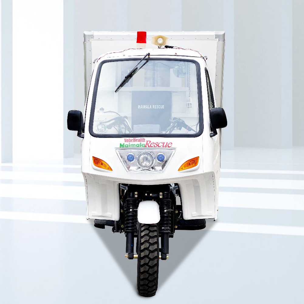 DAYANG Factory high quality Motorized tricycles emergency vehicles cheap 250CC motos ambulance tricycle for adult big wheel