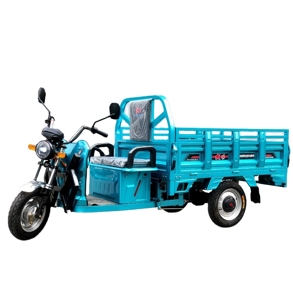 High Quality Electric Trike Scooter Three Wheel Motorized Driving Type Tricycle Popular Blue body China for global