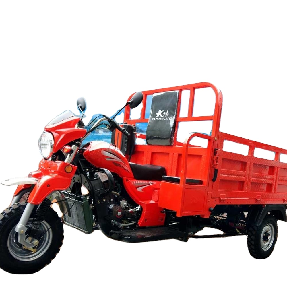 Heavy Loading Truck Tricycle 200CC/250CC/300CC Cargo 3wheels Motorcycle Tricycle Power Hydraulic Origin09 Type Spring Motorized