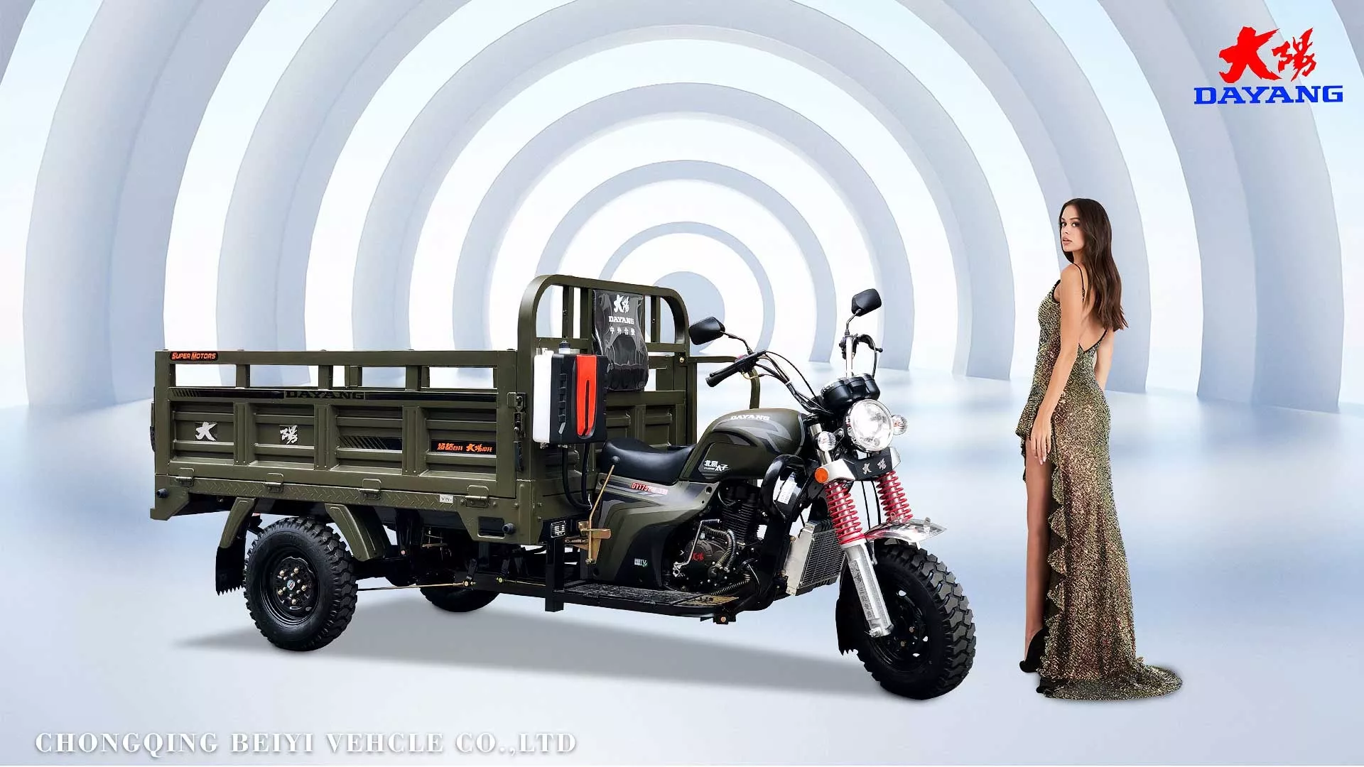 China Wear-resistant And Durable wheel motor tricycle sell in morocco cargo  mini truck use 250cc