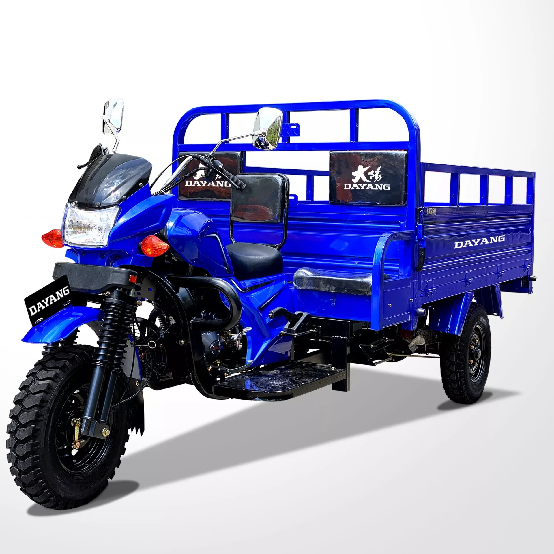 Well Sell 200CC/250CC/300CC Heavy Loading Truck Cargo Tricycle Water-cooled Engine Blue Body Power CCC Origin made in China