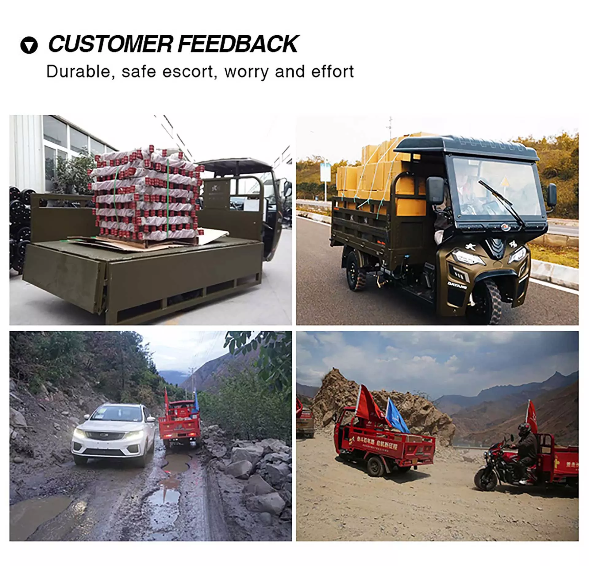 Heavy Loading Cargo Box Gasoline sudan motor tricycle cargo petrol motorized tricycles moteur gazoil