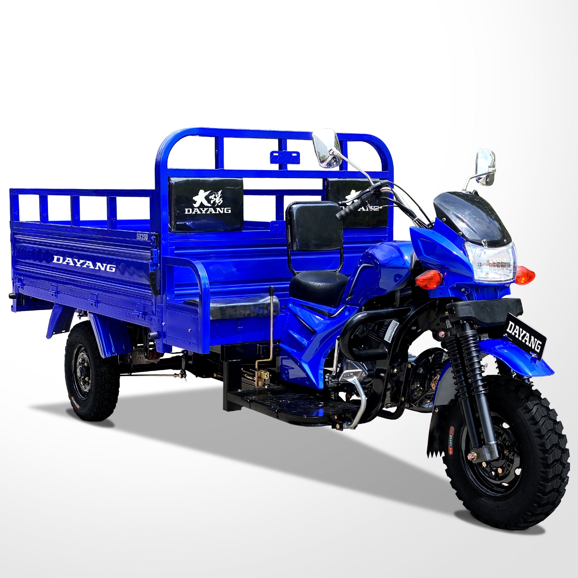 Well Sell 200CC/250CC/300CC Heavy Loading Truck Cargo Tricycle Water-cooled Engine Blue Body Power CCC Origin made in China