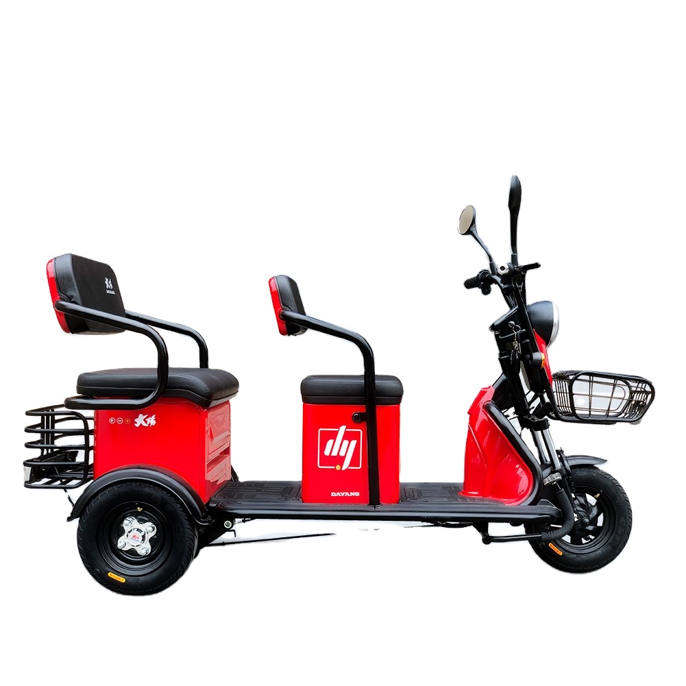 Three Wheel Electric Mini Scooter Tricycle for Adult Max Red Body Good Look Electric Tricycles 500w motor Power