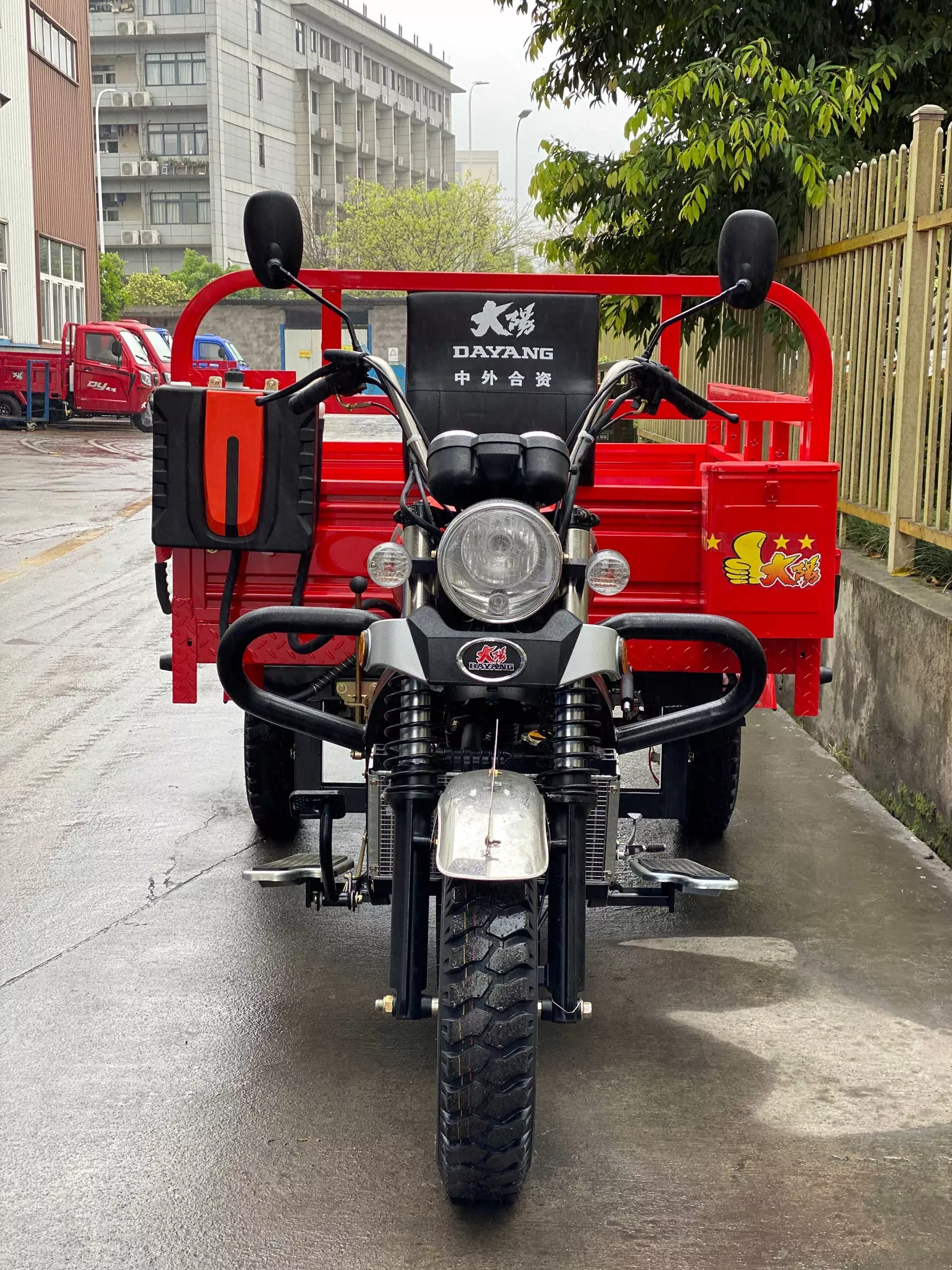 High Stability sales long Range cheap moto 1 piece 3 wheel dayang petrol engine tricycle cargo bike