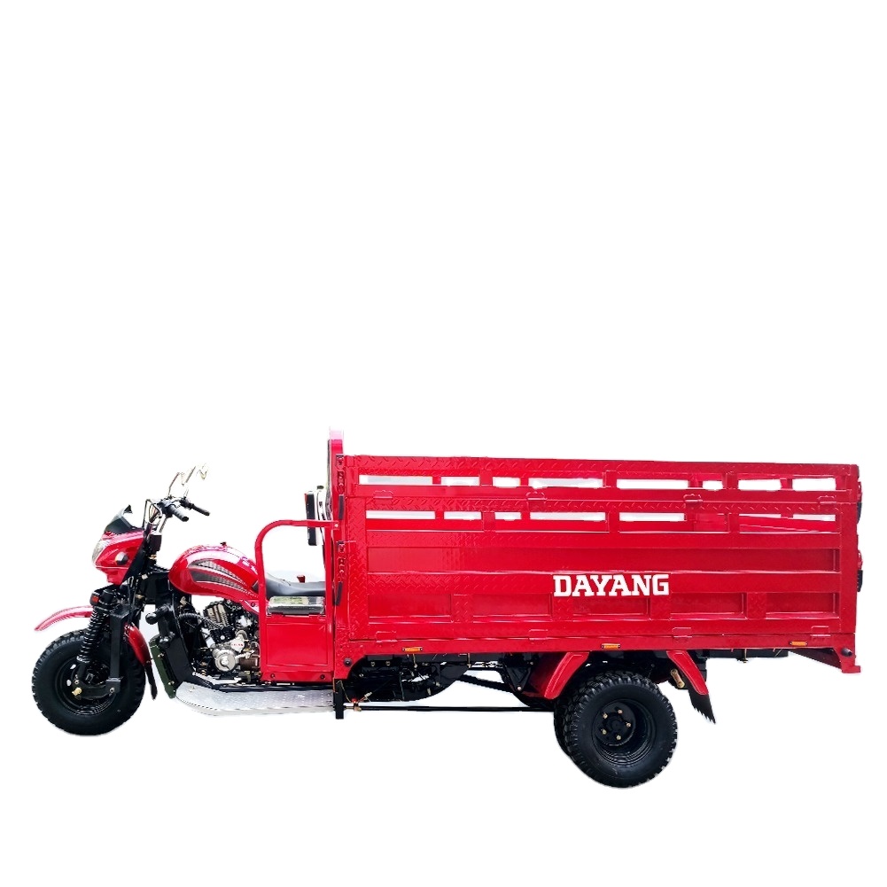 Hot selling New Export Popular Model farm adult Petrol Type  ethiopia selling cargo petrol motor tricycle