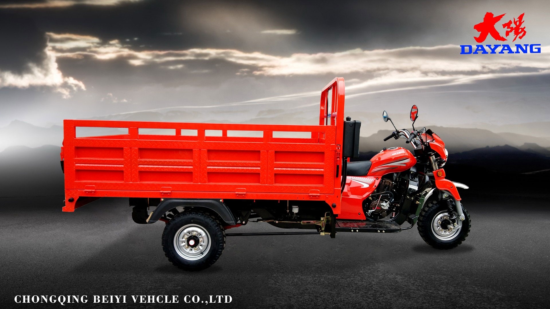 Heavy Loading Truck Tricycle 200CC/250CC/300CC Cargo 3wheels Motorcycle Tricycle Power Hydraulic Origin09 Type Spring Motorized