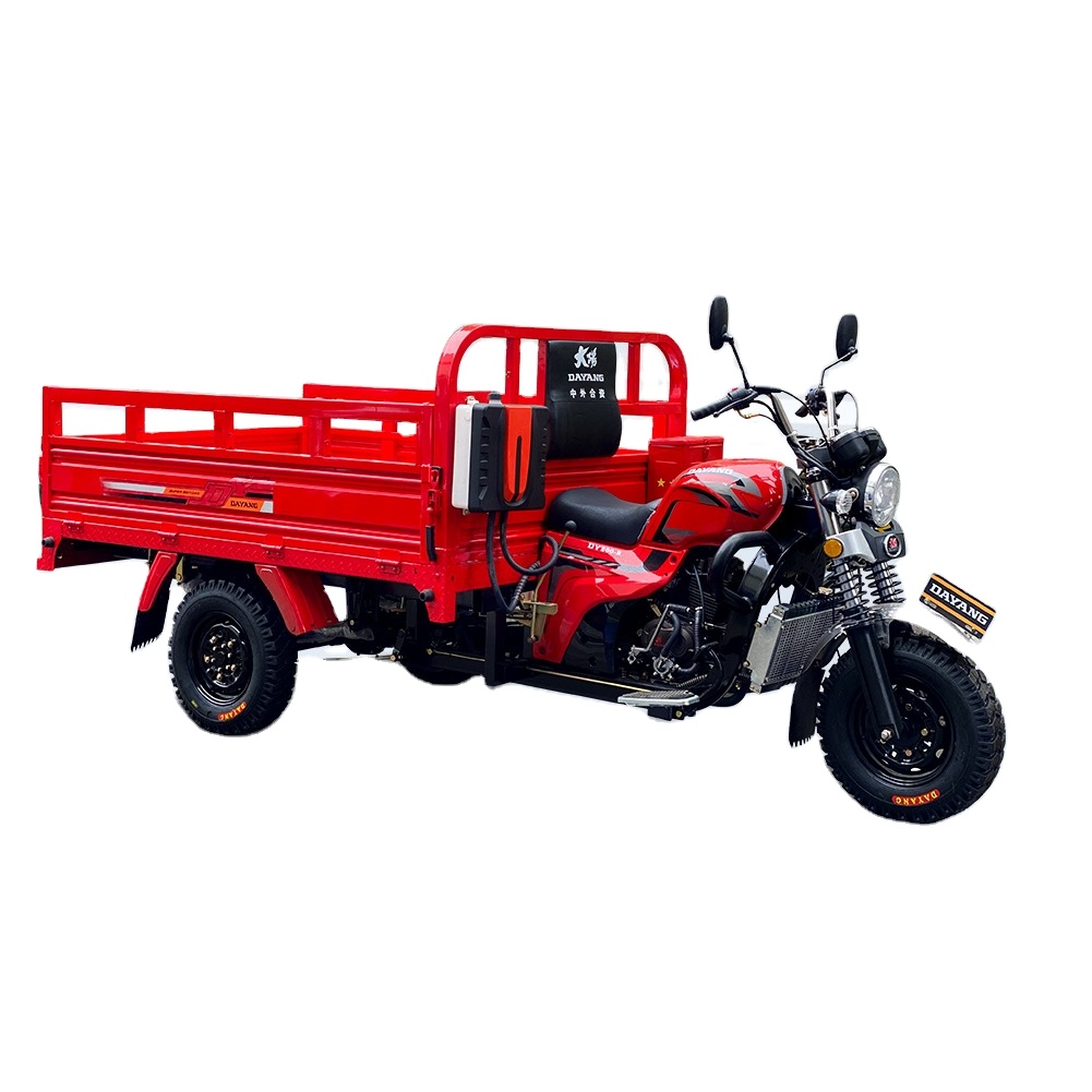 High Stability sales long Range cheap moto 1 piece 3 wheel dayang petrol engine tricycle cargo bike