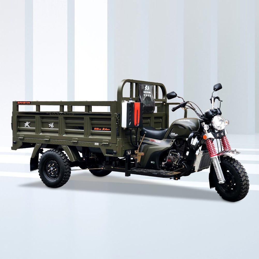 China Wear-resistant And Durable wheel motor tricycle sell in morocco cargo  mini truck use 250cc