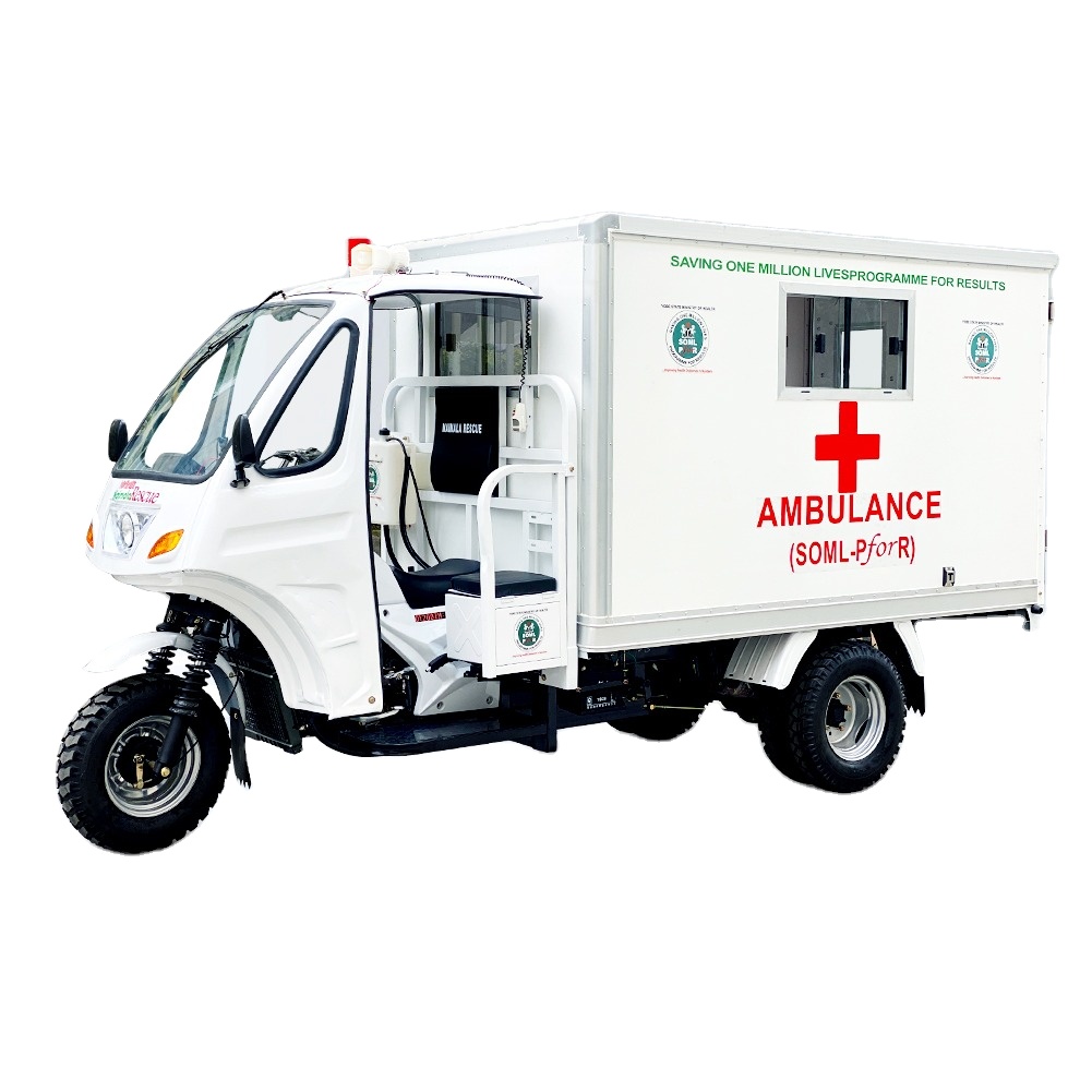 Adult Tricycle Ambulance Trtcycle Electric Tricycle Car China Closed Type Folding 2015 Motorized 201 - 250cc DY200ZK-A Passenger