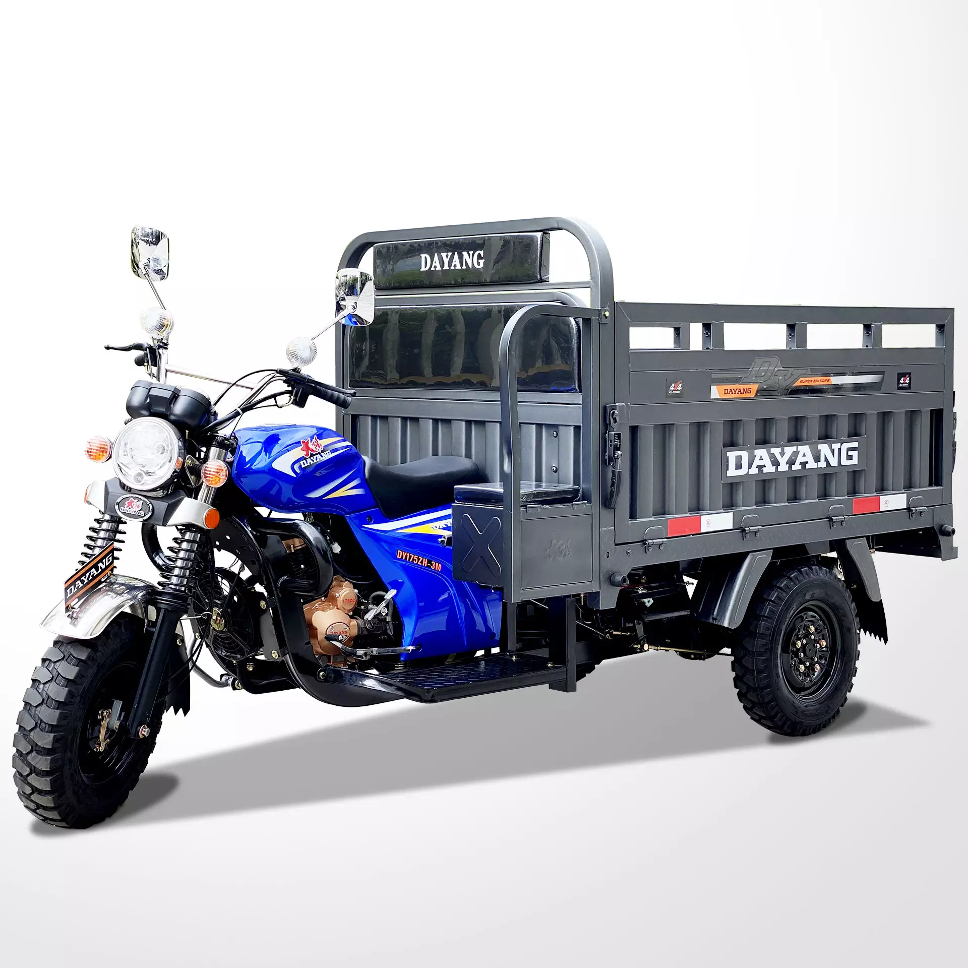 High Quality and Cheap 175cc 200cc 250cc Air-cooled  Motorized Tricycles Hravy Loaindg TIke Three wheel Motorcycle made in China