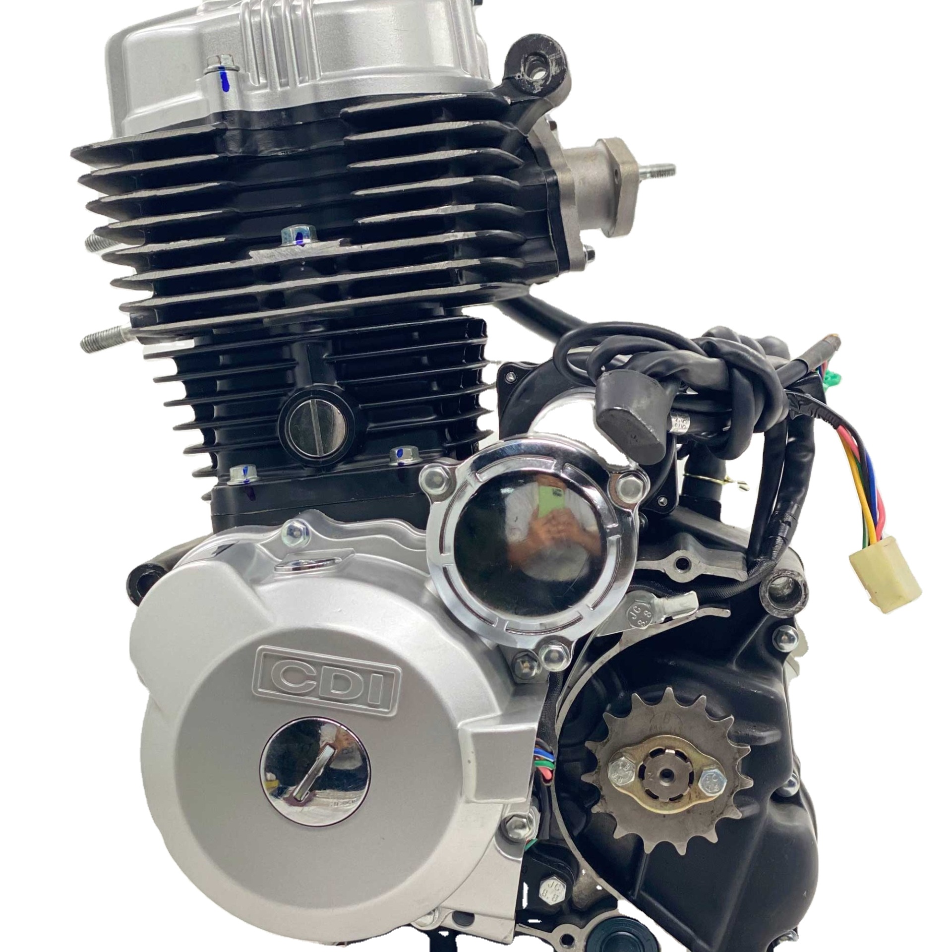 China Cheap Kick Start Motorcycle Engine Tricycle 150cc air cooling Engine Origin Ignition Warranty CDI Start Kick