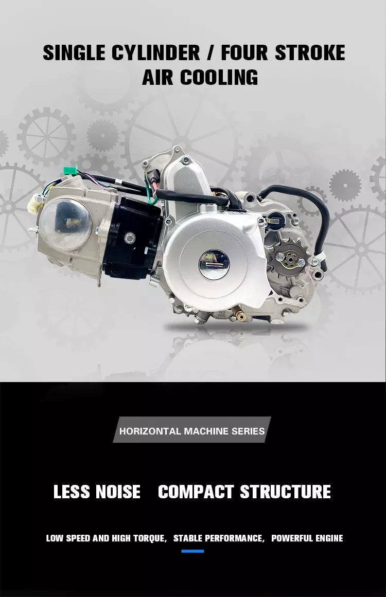 High Speed 125CC Air-cooled Engine Motorcycle Engine Motorcycle Engine Assembly Kit Max Cylinder Power Style
