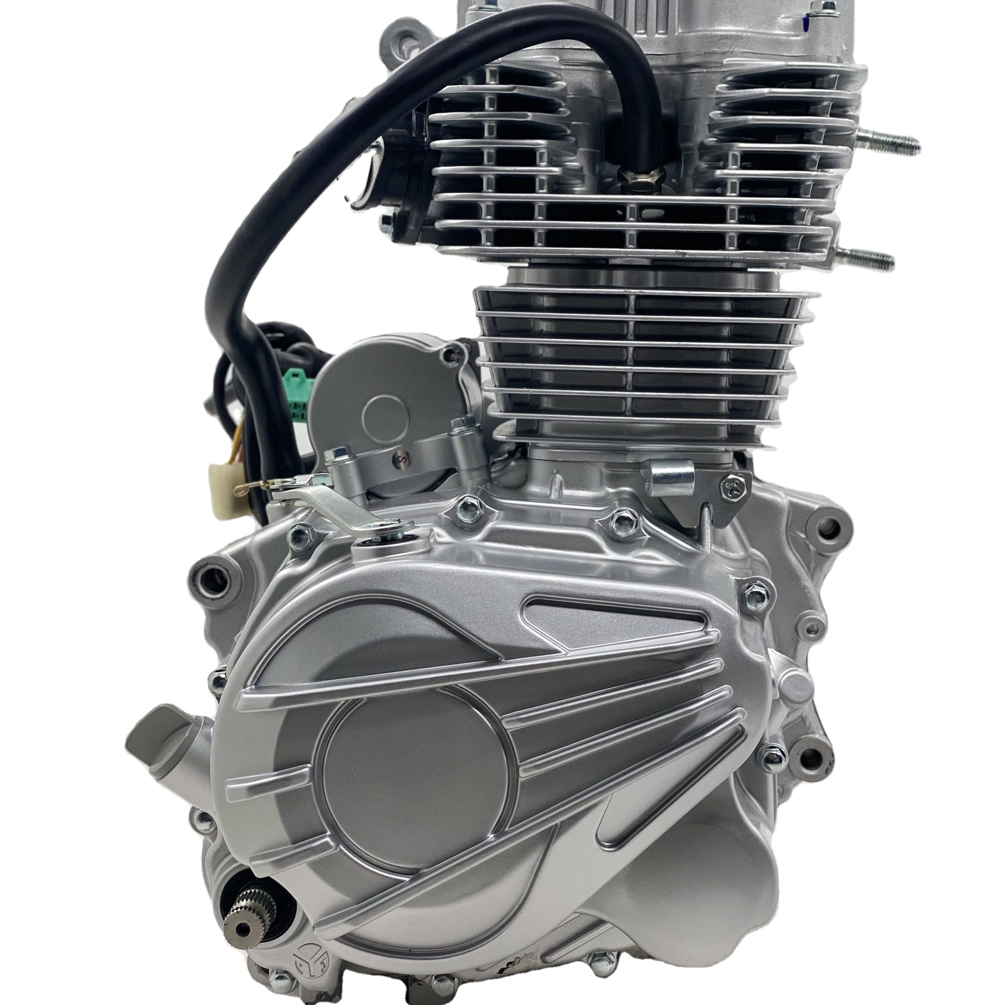 DAYANG 200CC Air Cooling Engine Silver Chinese Motorcycle Engines 4 Stroke Electric / Kick 1 Cylinder CDI 345*350*436 YF163FML