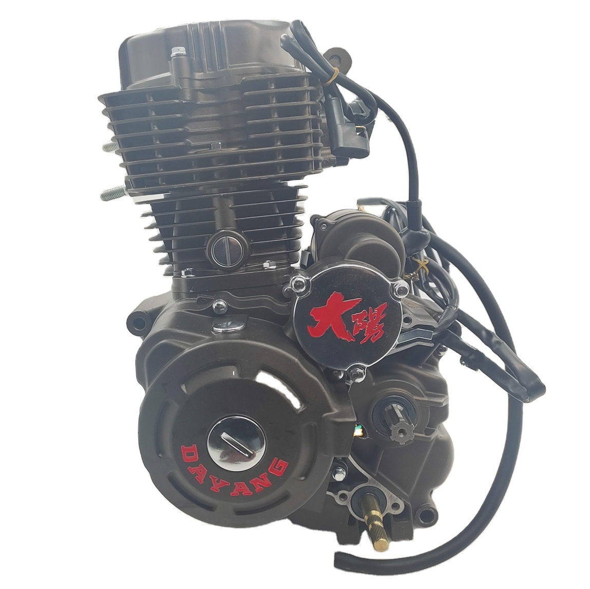 Air Cooled CG200 DAYANG Motorcycle Tricycle Engine Max Black Cylinder Assembly Style Electric/kick Method Origin Warranty