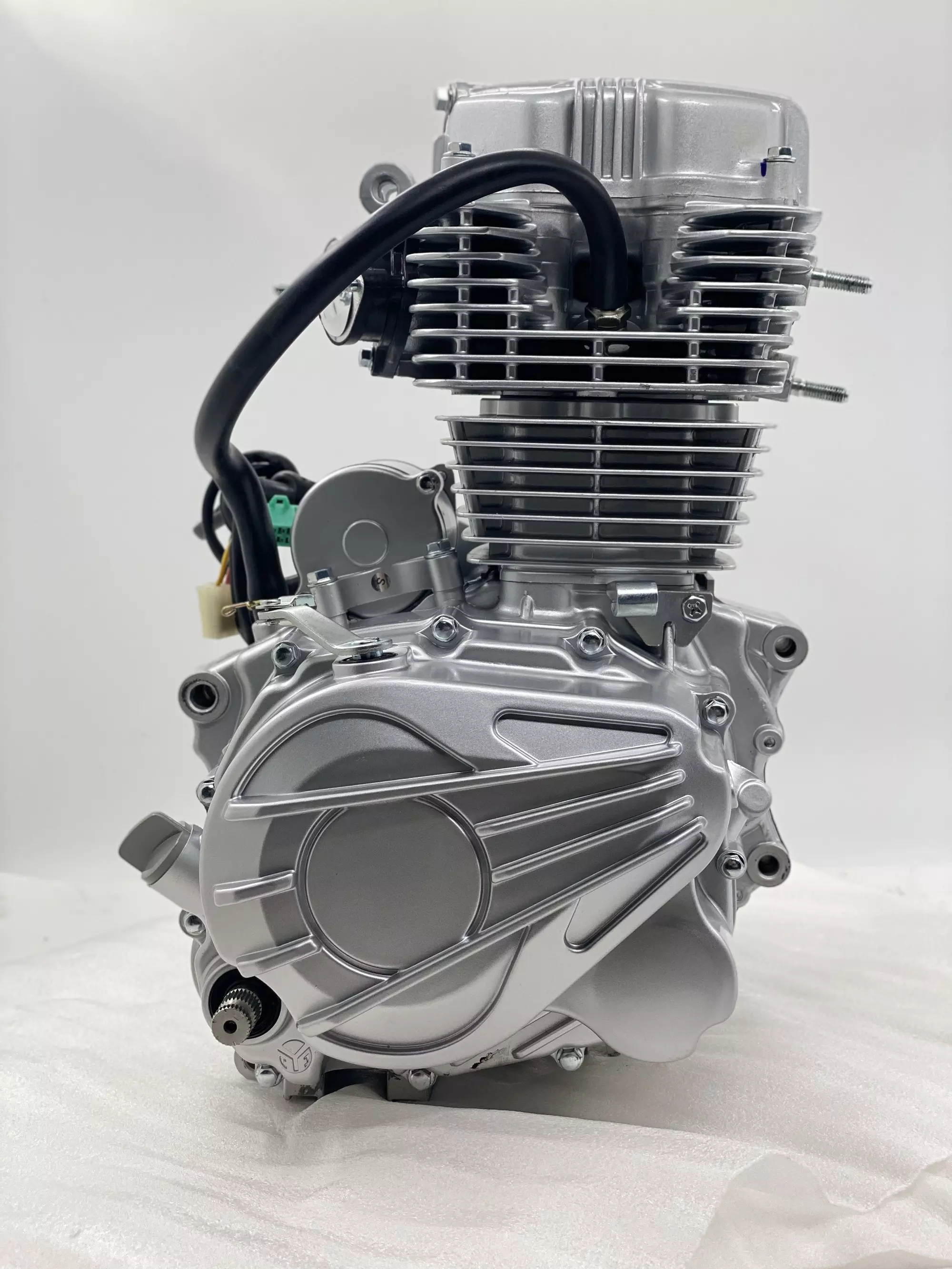 DAYANG 200CC Air Cooling Engine Silver Chinese Motorcycle Engines 4 Stroke Electric / Kick 1 Cylinder CDI 345*350*436 YF163FML
