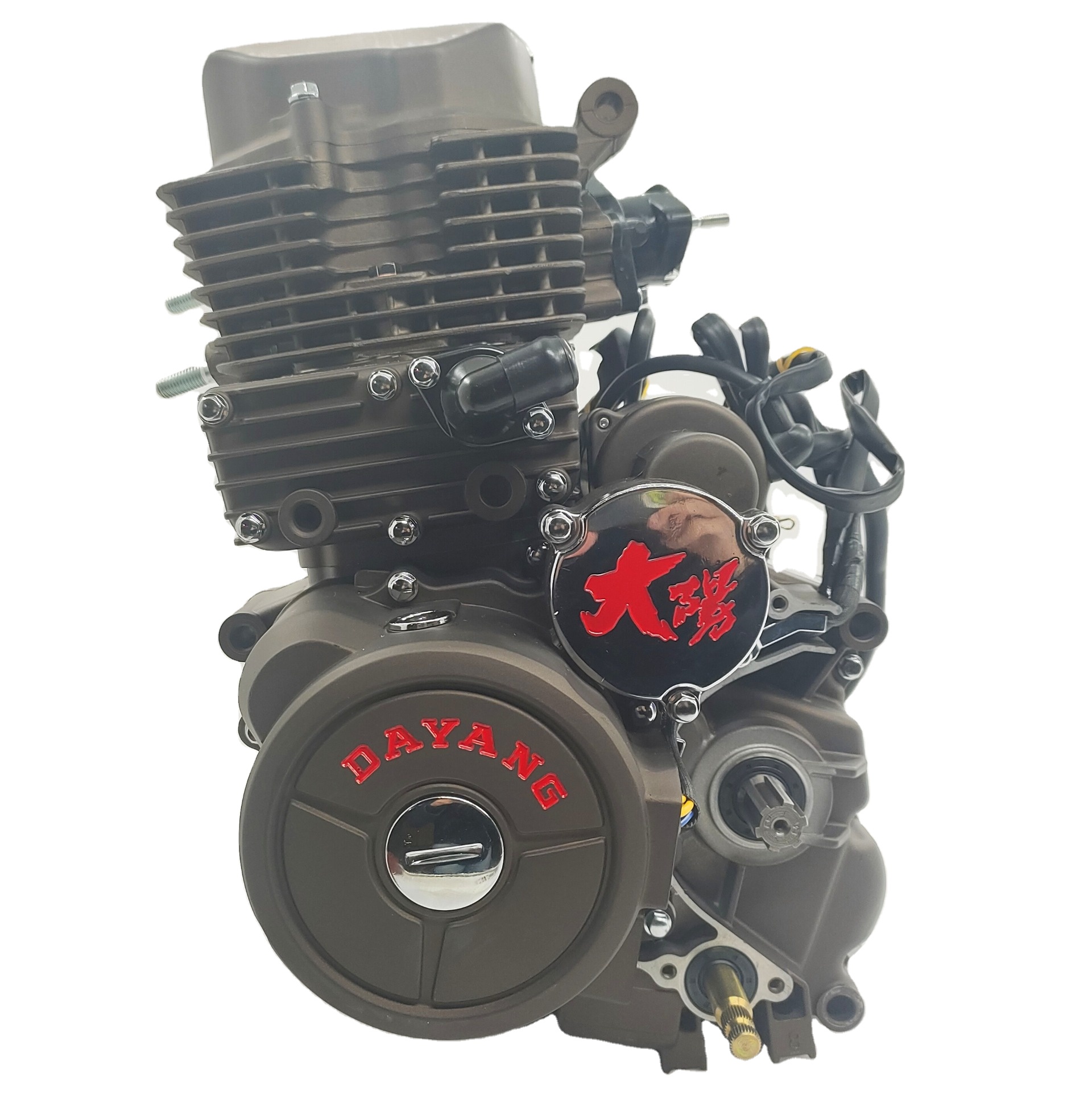 DAYANG MOTOR Factory Petrol Three Wheel Motorcycle parts Tricycle Engine  CG175cc with water pump Engine