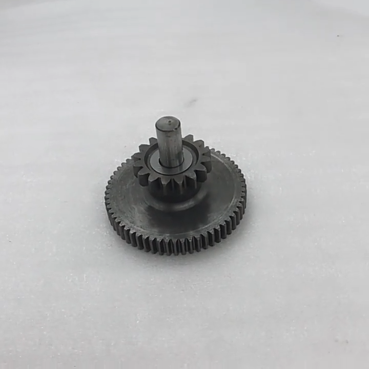 three wheels Motorcycle engine parts Customized Durable High Steel Spur Double Gear