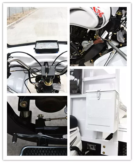 200CC/250CC/300CC New Hot popular fashionable Semi cabin water tank tricycles tuk tuk 3 wheel motorcycle in China Factory