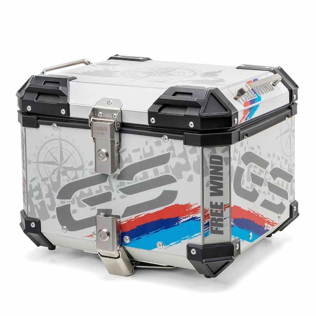 Tail Aluminium Strong High-quality Universal 36L Motorcycles Aluminum Side Tools Top Box Luggage Accept