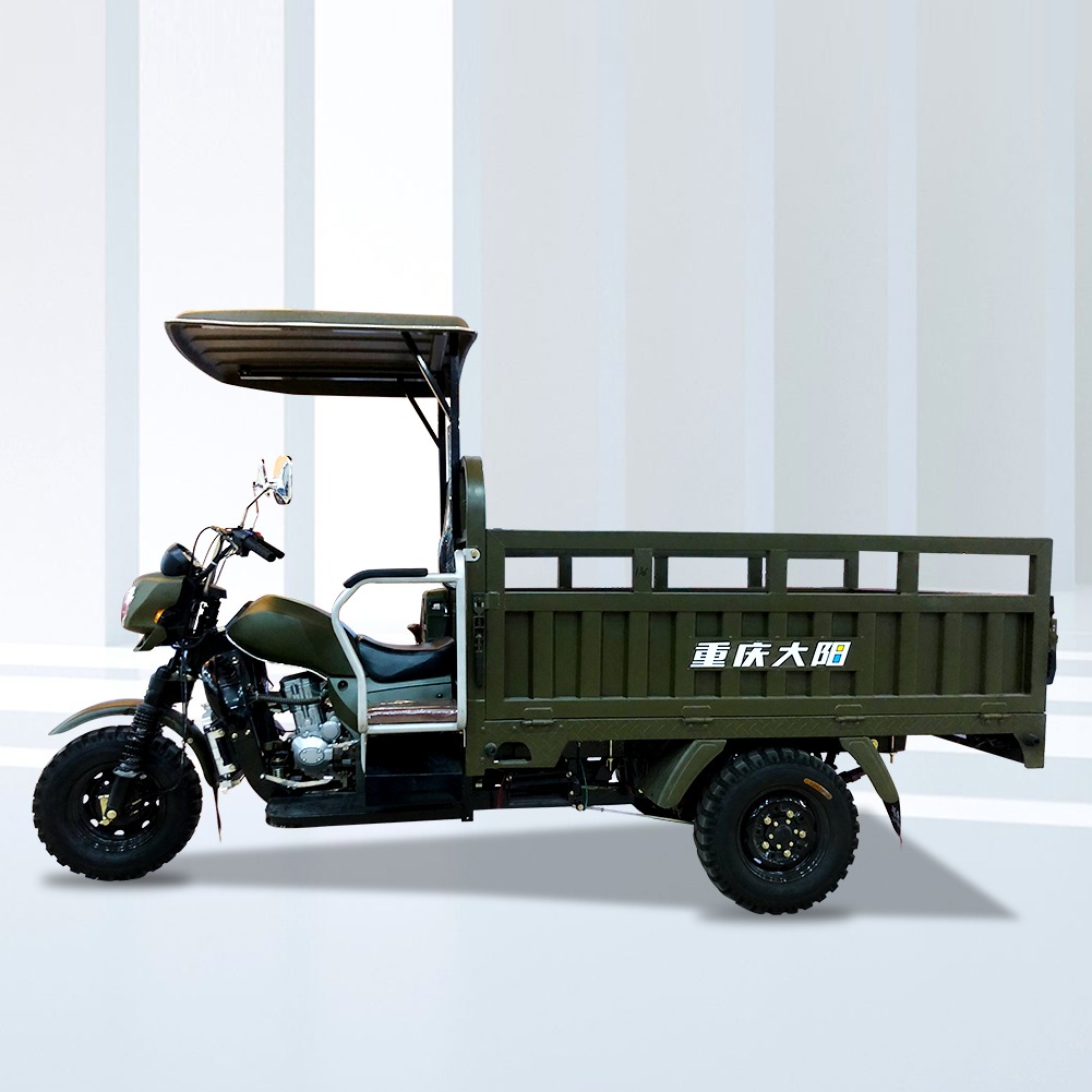 2021 new design High Quality  semi cabin heavy loading tricycle 200cc/250cc/300cc 3 Wheel Cargo