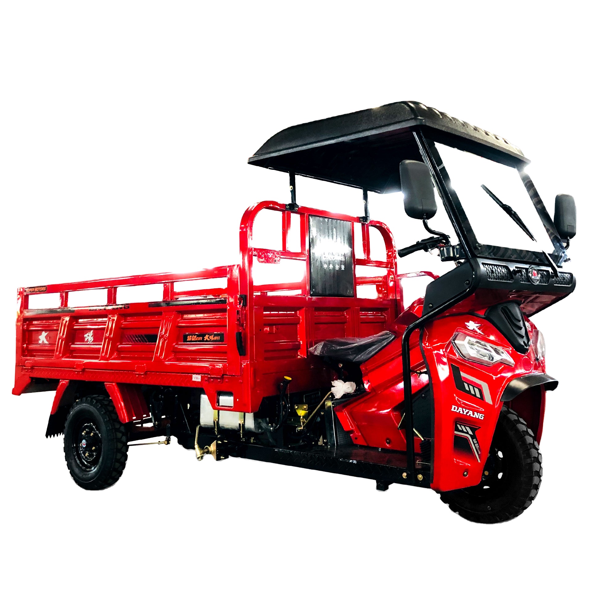 2021 new design Reversible strongest power Climbing Ability No Driving Room gasoline cargo loader tricycle
