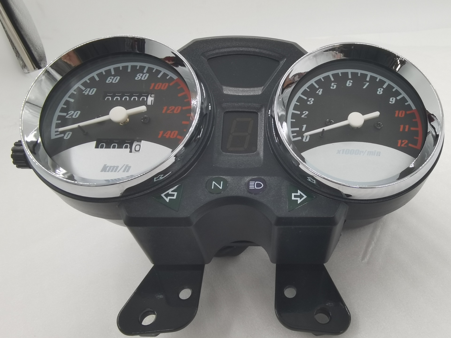 Motorcycle Digital Odometer Black Custom  Item Surface Models Speedometer Plastic Color Package Material Origin