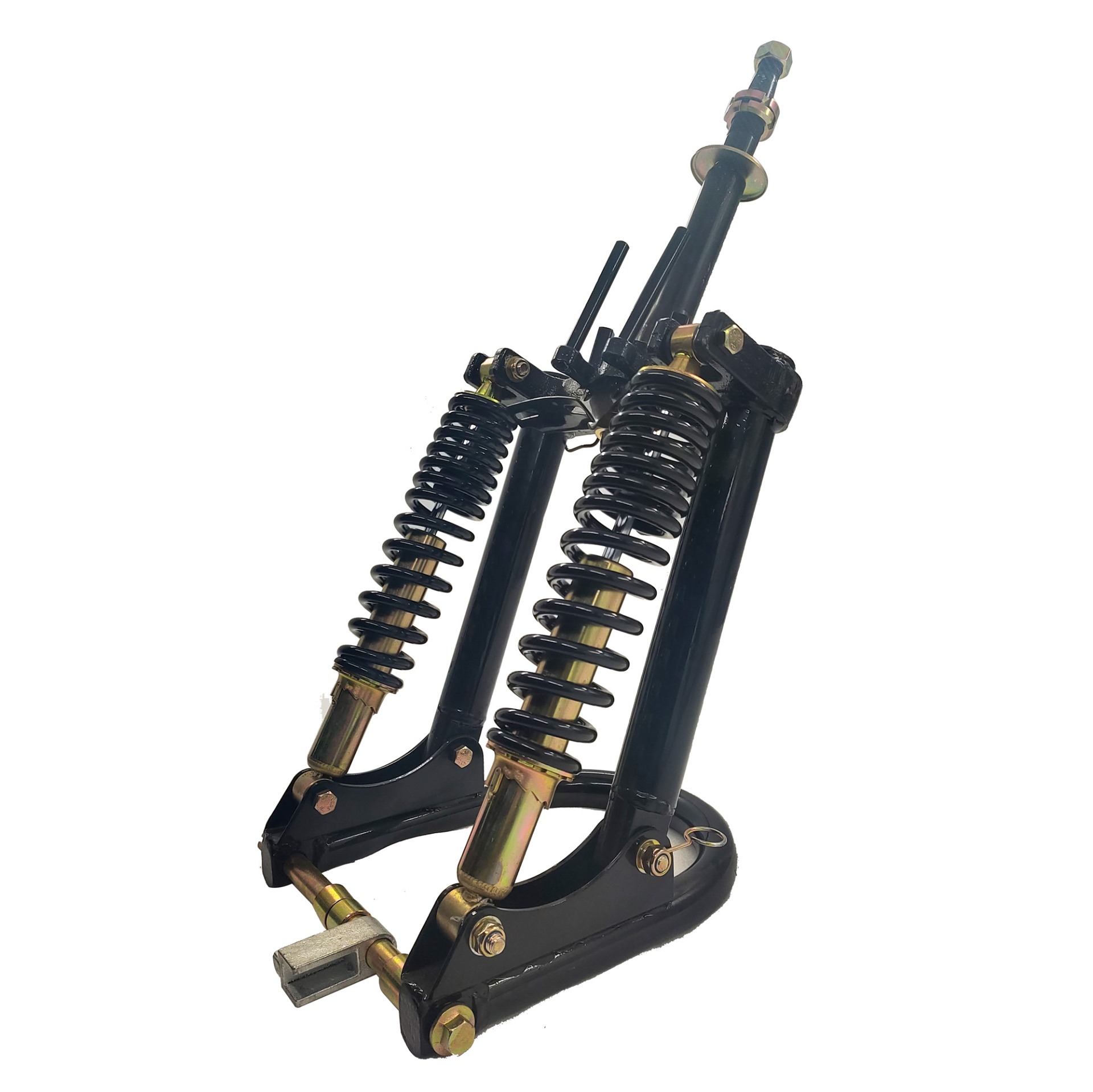 Tricycle spare parts All-terrain hydraulic front shock absorber  sturdy 270 cradle shock absorber from DAYANG for tricycles