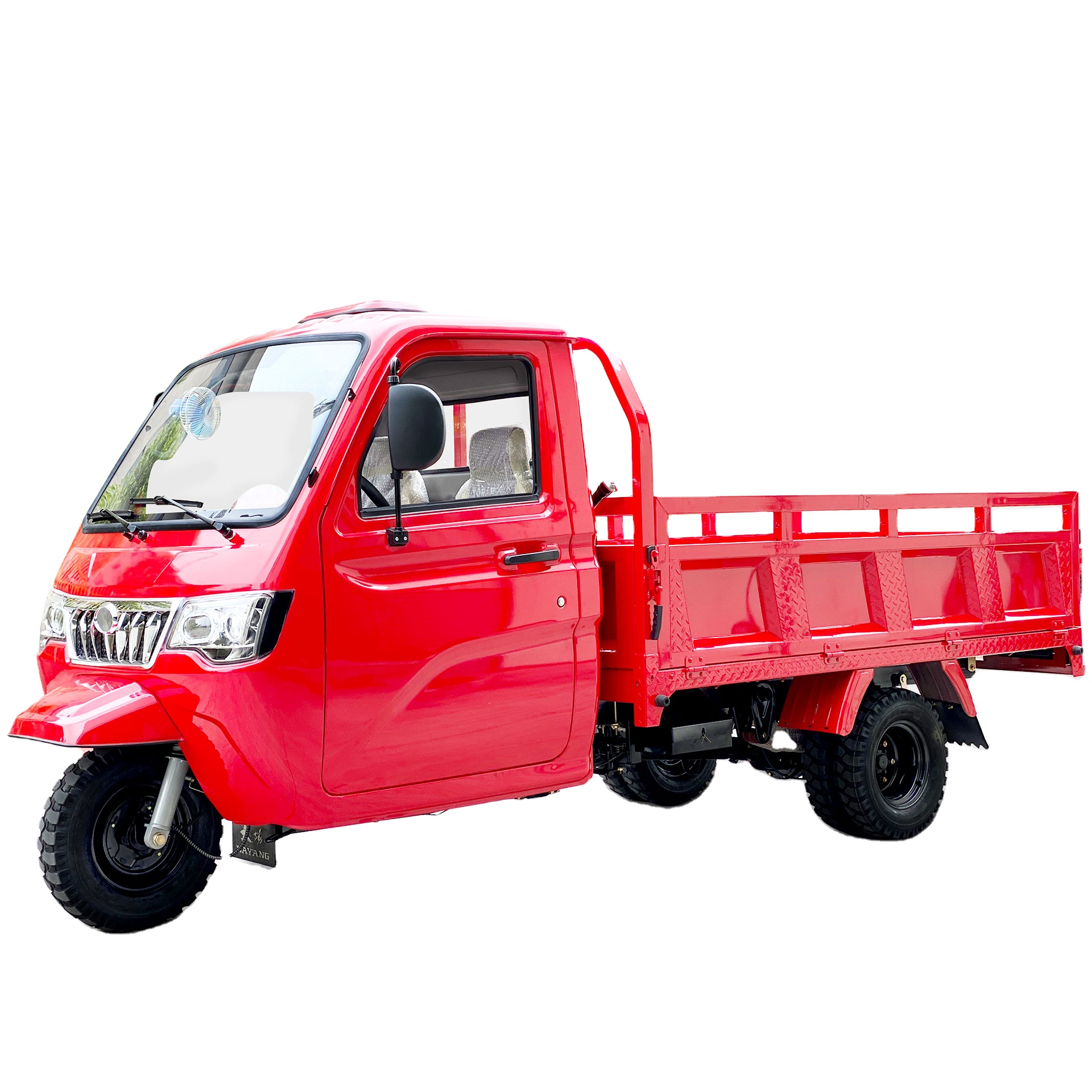 China manufacture cheapest high horsepower 250cc hot gasoline engine hanicap closed body cargo tricycle