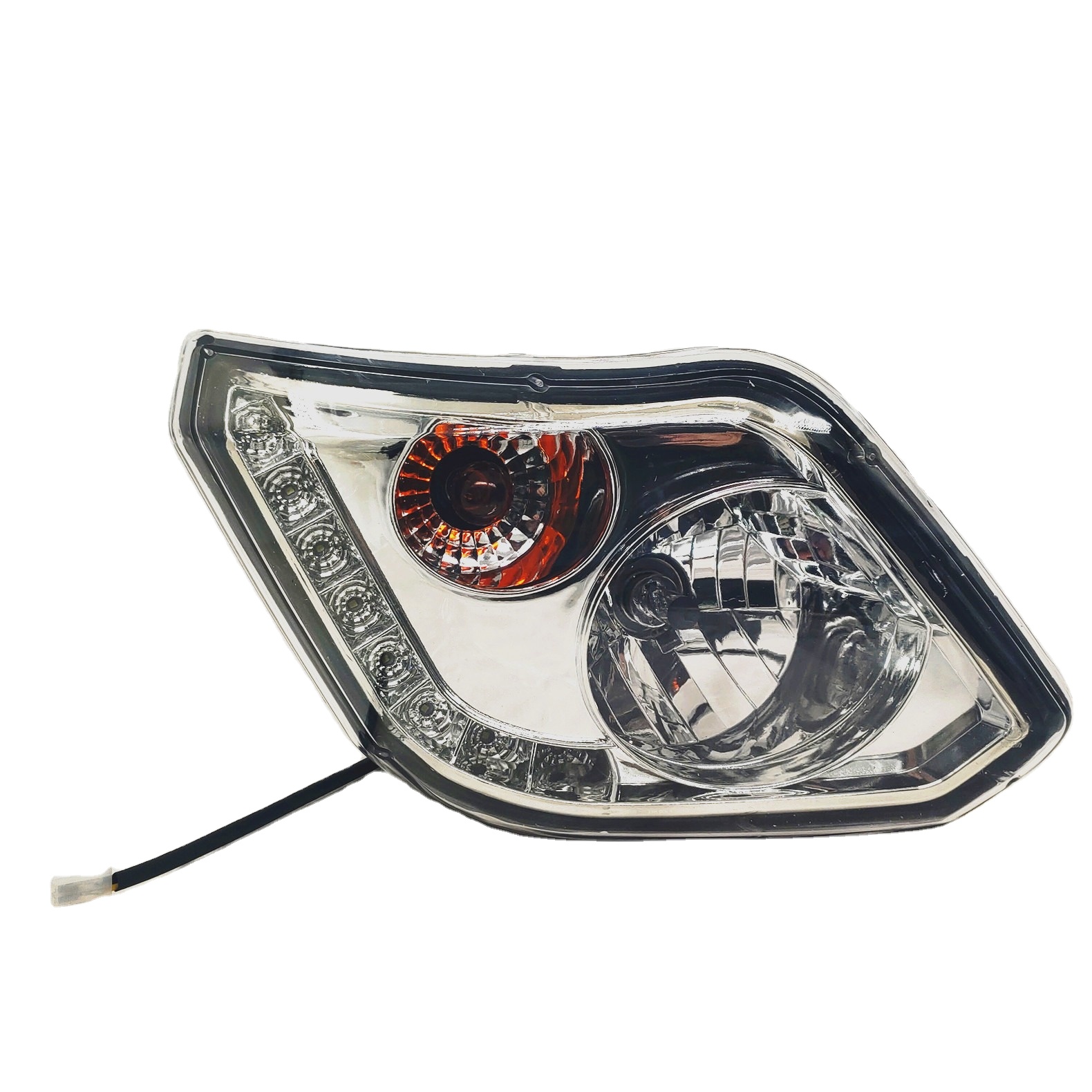 DAYANG factory direct sale high quality double  LED headlights head lamps for 3 wheels motorcycle cargo tricyle  custom