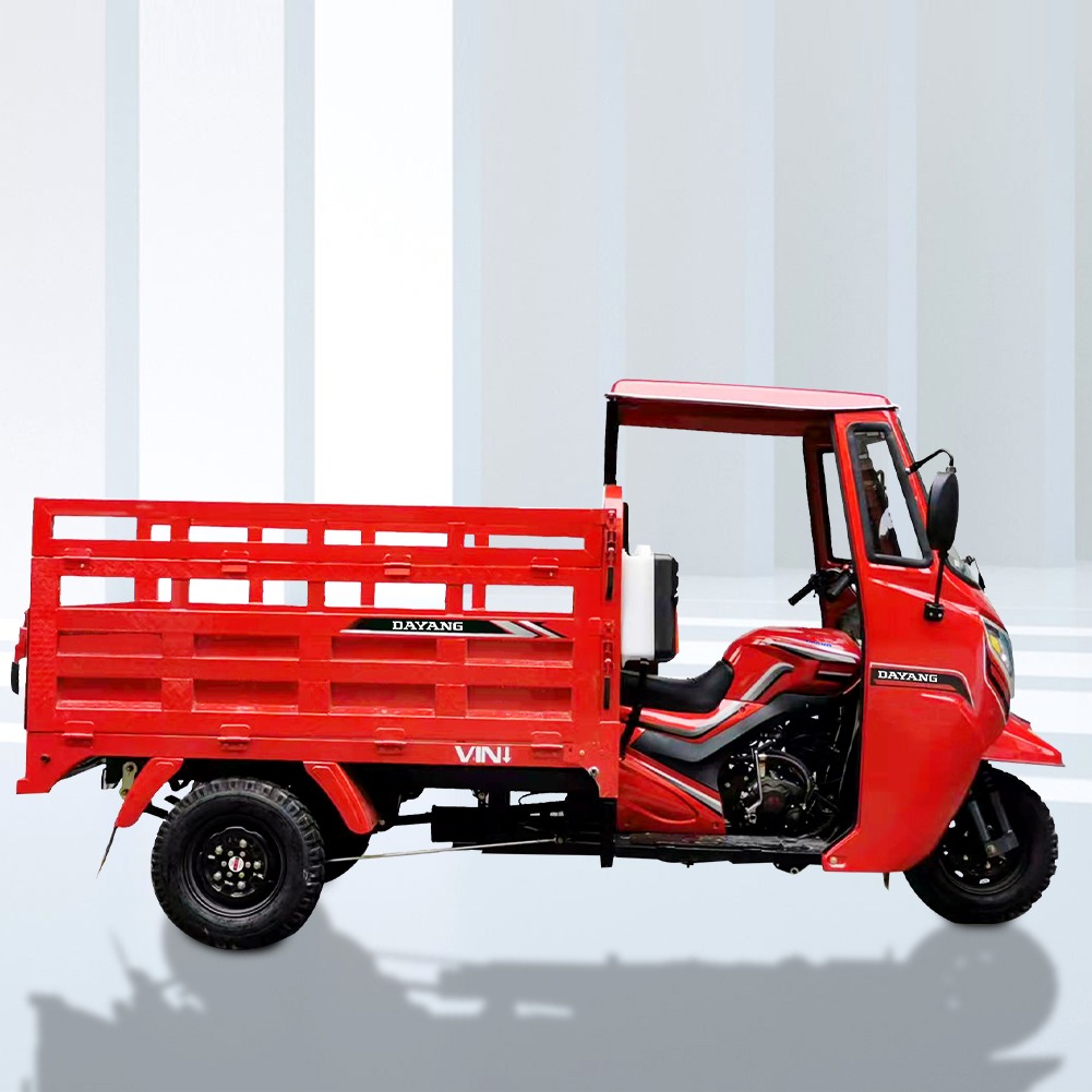Chinese Factory direct supply Cheap Safety Scooter Mini Truck Cargo motorized Trike Cargo Tricycle gasoline Tricycles For Adult