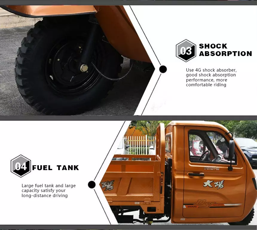 Hot selling export reverse gearbox drum cargo ghana 250cc cargo motor tricycle motorbickes cabins vans