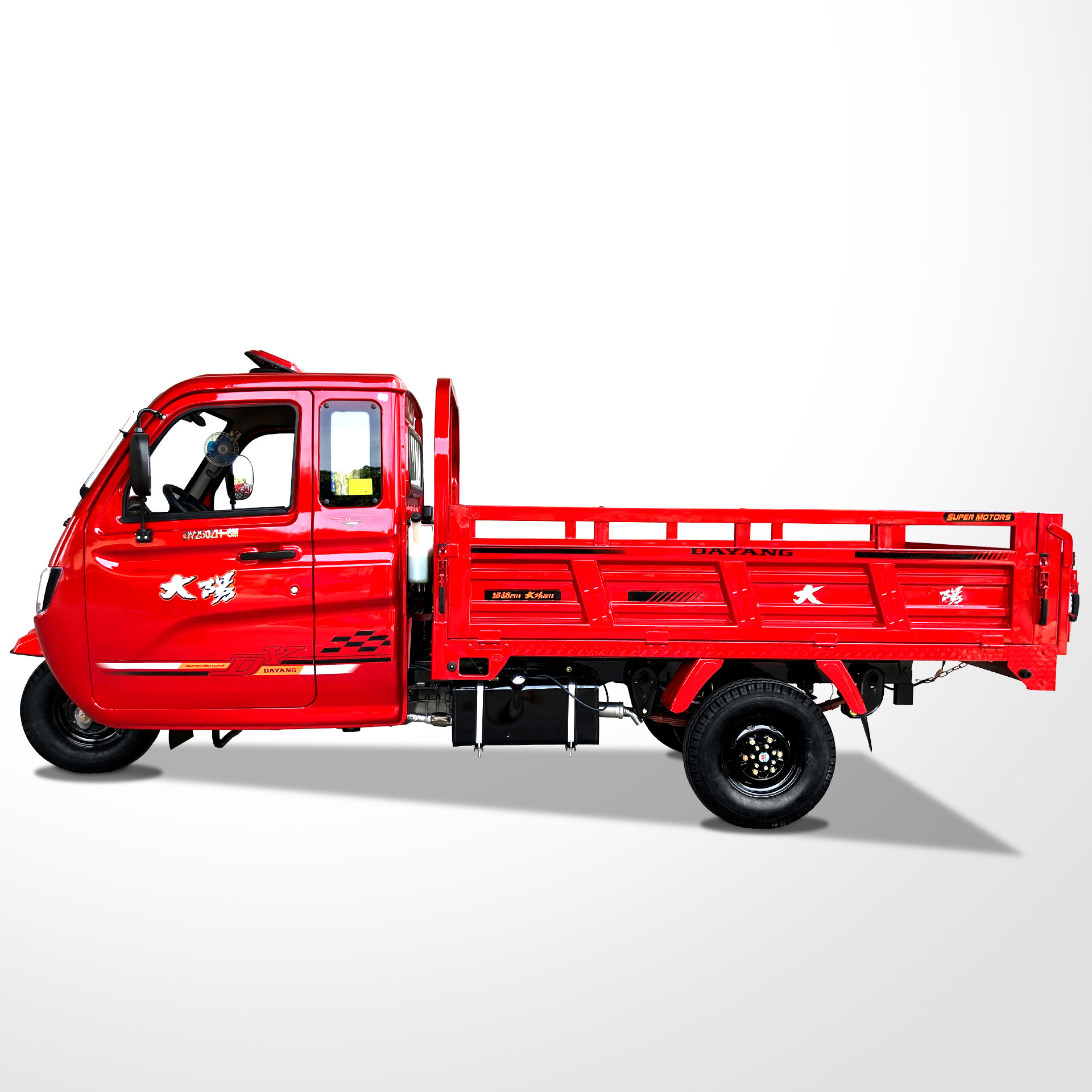 DAYANG 800cc water engine Passenger and cargo adult motorized tricycle cab enclosed Closed cab driving cargo convenient