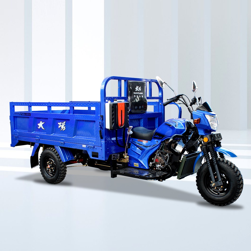Motorized driving type three wheel tanzania motor tricycle manufacturers motor tricycle cargo petrol  for sale