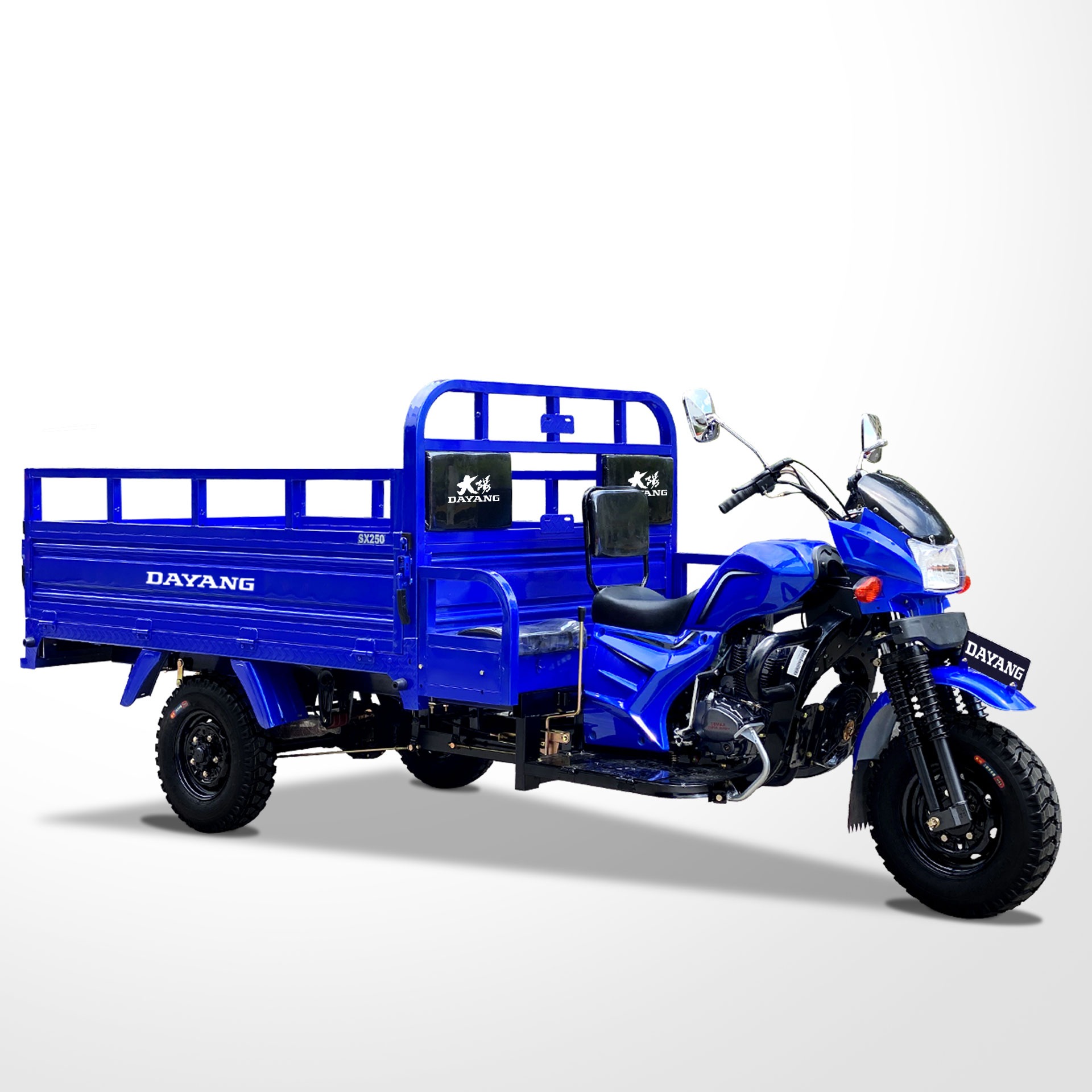 Well Sell 200CC/250CC/300CC Heavy Loading Truck Cargo Tricycle Water-cooled Engine Blue Body Power CCC Origin made in China