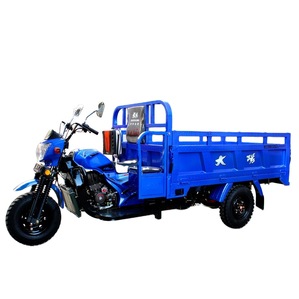 Motorized driving type three wheel tanzania motor tricycle manufacturers motor tricycle cargo petrol  for sale
