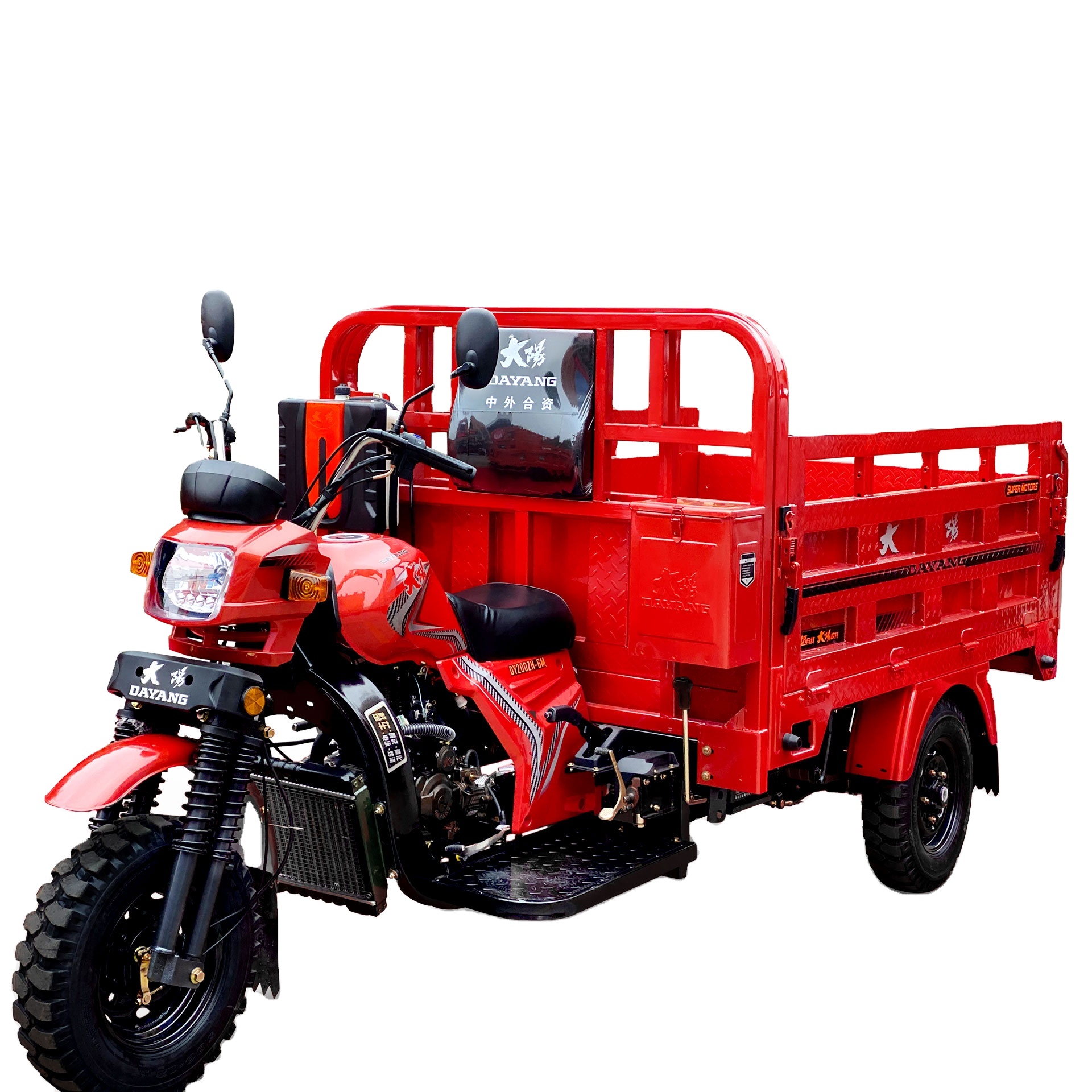Cargo Tricycle Gasoline 3 Wheels Motorcycles Stable Heavy Duty Load Trike Rickshaw Engine for Adult 200cc 250cc 300cc Motorized