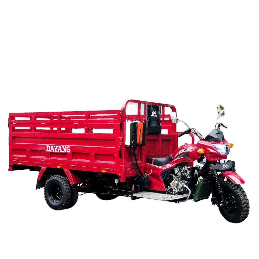 Chinese direct factory cheap adult cargo tricycle 1000 kg three wheel petrol trike feul tank 250cc 3 wheels cargo tricycles