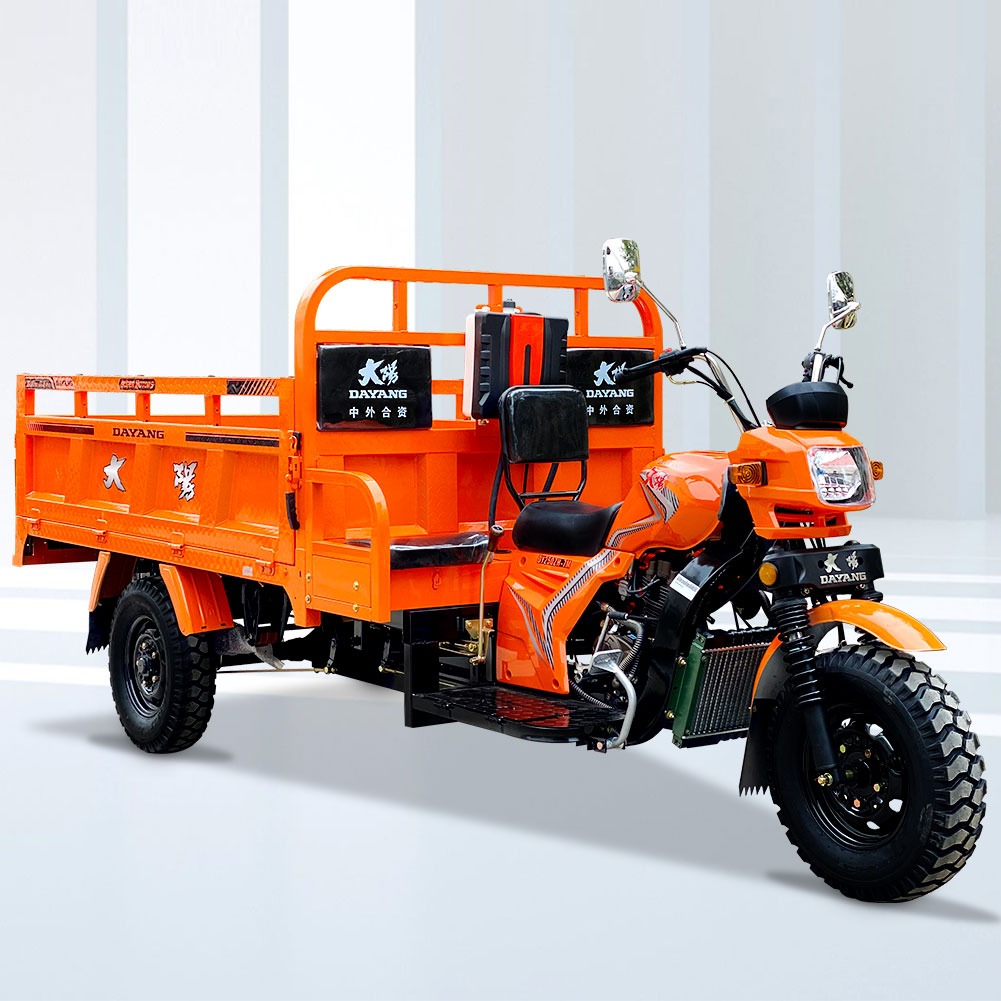 2022 China 200cc Zongshen Lifan Loncin Engine Gas Tricycle cargo axlesuper powerful loader tricycle