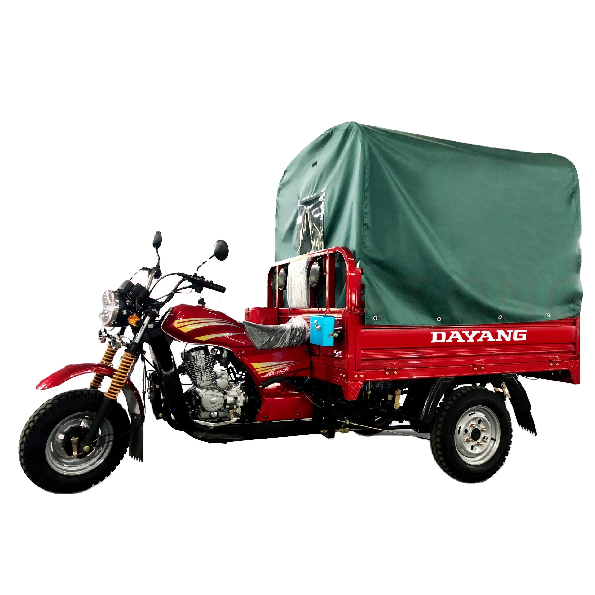Hot selling middle loading popular three wheel motorcycle disabled gasoline 150cc powerful  cargo motor tricycle